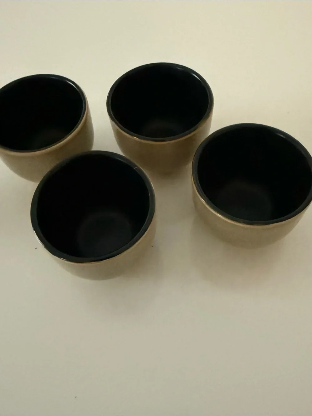 Stoneware Sake Set with carafe/decanter and four cups, Pier 1